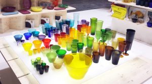 Drink Glass Bicchiere viola in metacrilato Memento Synth Camilla.maison