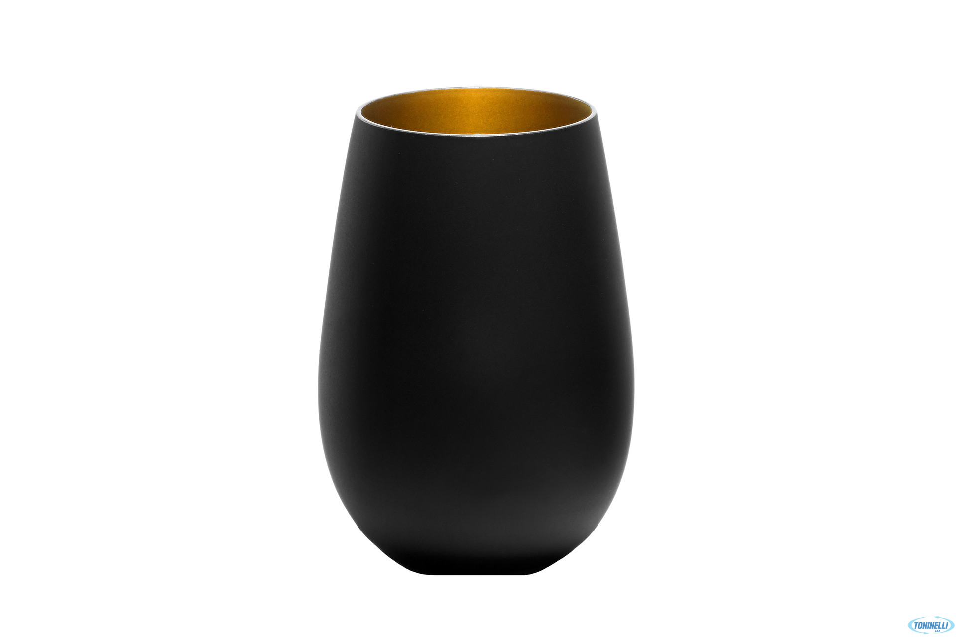 Bicchiere Nero Oro 46,5 Cl - Olympic - Conf. 6 Pezzi